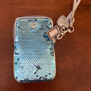 COACH card/phone holder